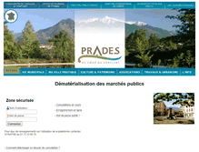 Tablet Screenshot of prades.synapse-entreprises.com